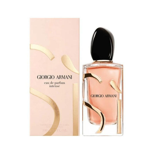 Giorgio Armani Sì Intense Eau de Parfum bottle with packaging