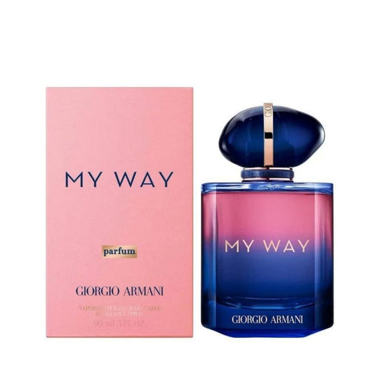Giorgio Armani My Way Parfum bottle with packaging