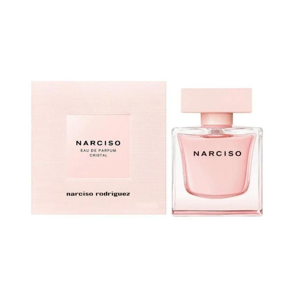 Narciso Cristal Eau de Parfum bottle with packaging
