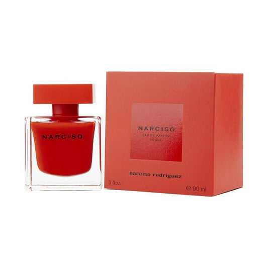 Narciso Rouge Eau de Parfum bottle with packaging