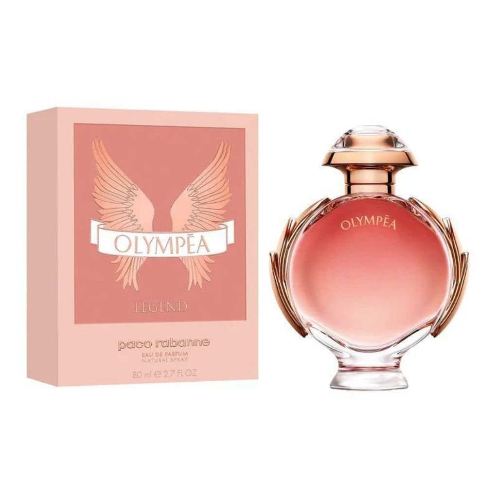 Olympéa Legend Eau de parfum bottle with packaging