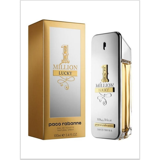 One Miliion Lucky Eau de toilette bottle with packaging