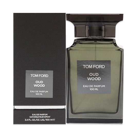 Tom Ford Oud Wood Eau de Parfum bottle with packaging