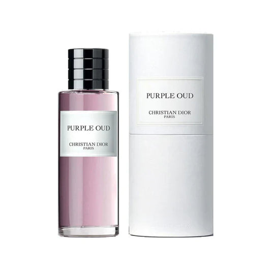 Dior Purple Oud bottle with packaging
