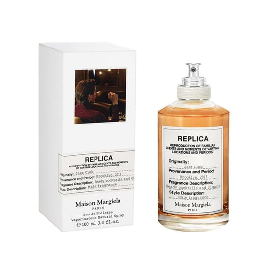 Replica Jazz Club Eau de toilette bottle with packaging