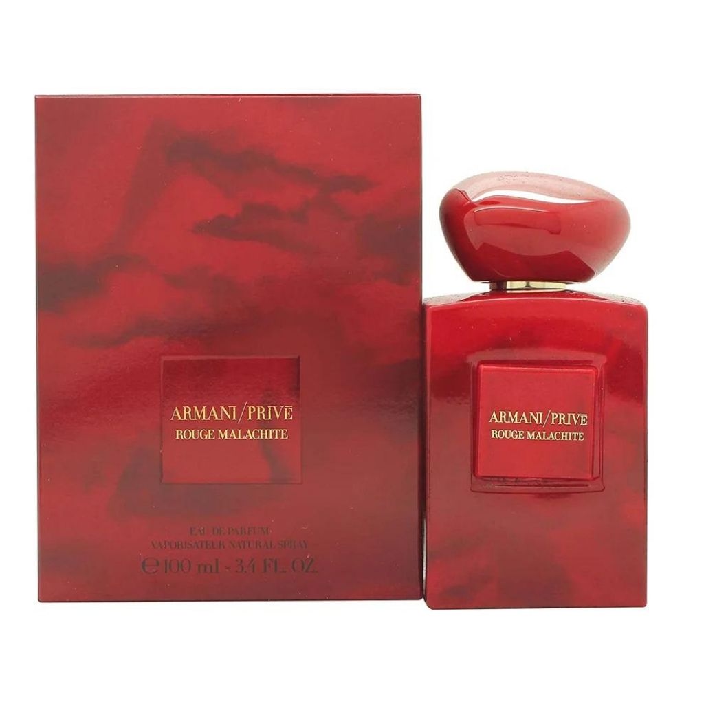 Giorgio Armani Rouge Malachite Armani Privé bottle with packaging