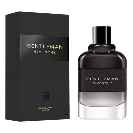 Givenchy Gentleman Eau de Parfum Boisée bottle with packaging