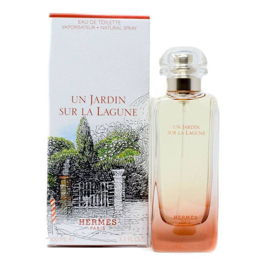Hermès Un Jardin sur la Lagune bottle with packaging