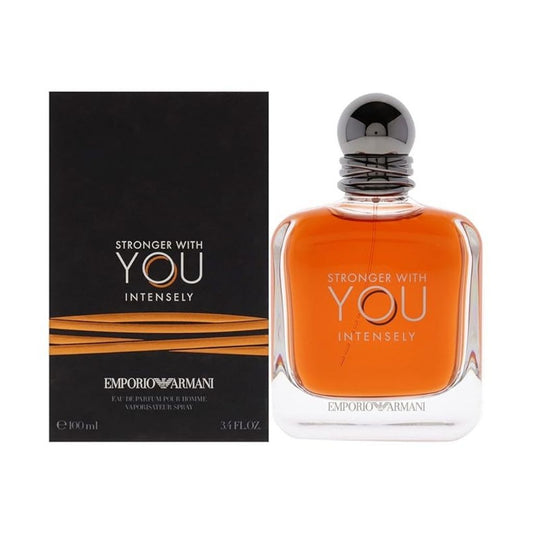 Emporio Armani Stronger With You Intensely Eau de Parfum bottle with packaging
